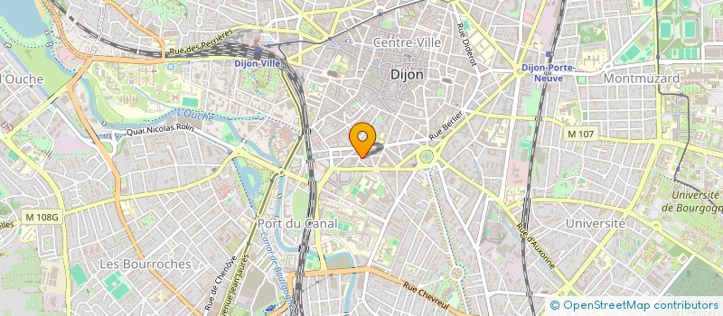 localisation de l'entreprise MADAME FLORENCE TECHER  DIJON