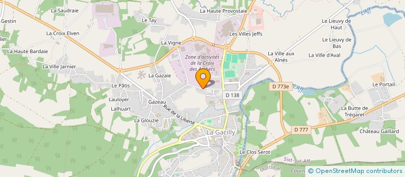 localisation de l'entreprise MADAME FLORENCE TELLINI à LA GACILLY