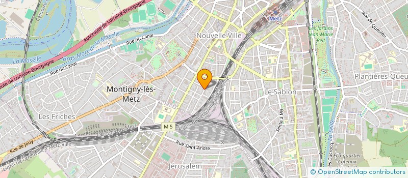 localisation de l'entreprise MADAME FLORENCE TENZER  METZ