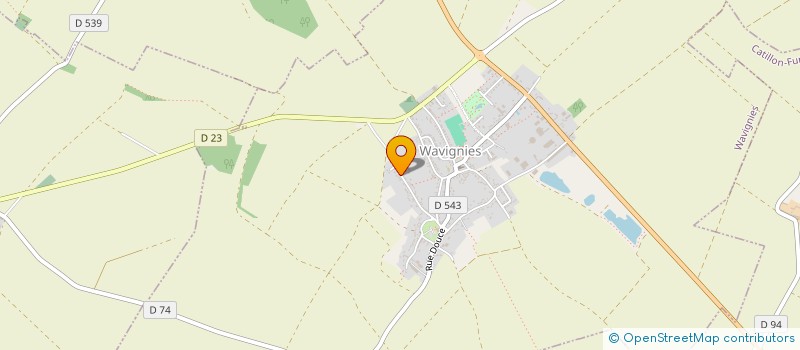localisation de l'entreprise MADAME FLORENCE TESSIER  WAVIGNIES