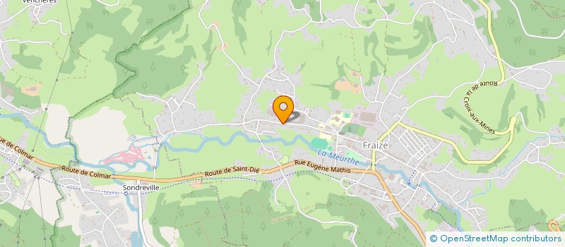 localisation de l'entreprise MADAME FLORENCE THEURIER  ORBEY