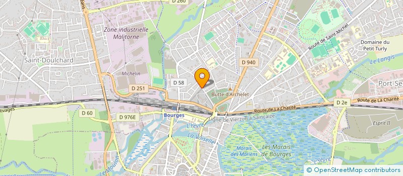 localisation de l'entreprise MADAME FLORENCE THIBAUD-BLANCHET  BOURGES