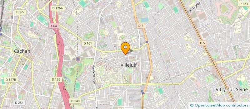 localisation de l'entreprise MADAME FLORENCE THOIREY à VILLEJUIF