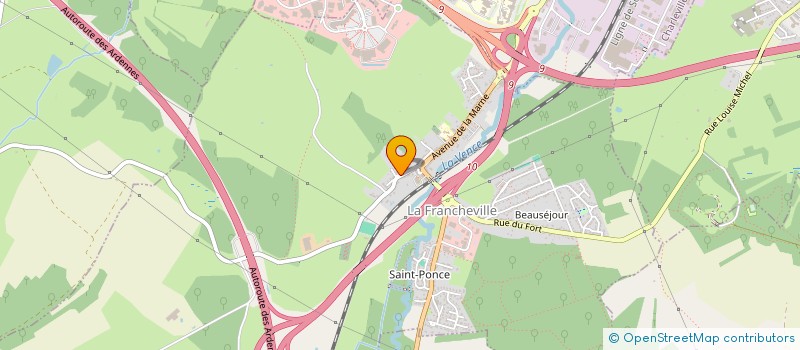 localisation de l'entreprise MADAME FLORENCE THOMAS  LA FRANCHEVILLE