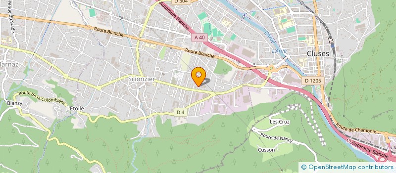 localisation de l'entreprise MADAME FLORENCE THOMASSIN  SCIONZIER