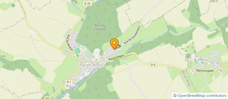 localisation de l'entreprise MADAME FLORENCE THONNEL  PAS-EN-ARTOIS