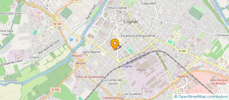 localisation de l'entreprise MADAME FLORENCE THOREL  COGNAC