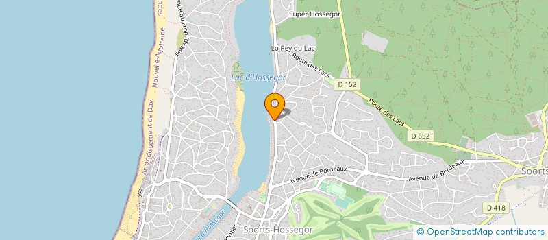 localisation de l'entreprise MADAME FLORENCE TIXIER  SOORTS-HOSSEGOR