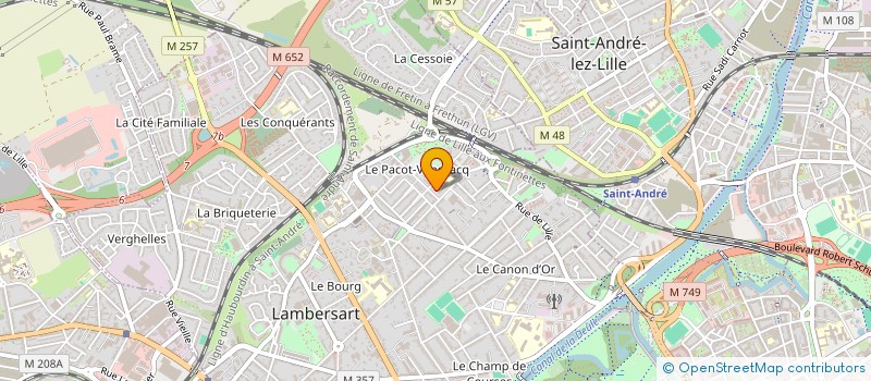 localisation de l'entreprise MADAME FLORENCE TOURSEL à LAMBERSART