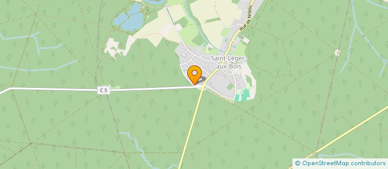 localisation de l'entreprise MADAME FLORENCE TRAN-HONG-TAM  SAINT-LEGER-AUX-BOIS