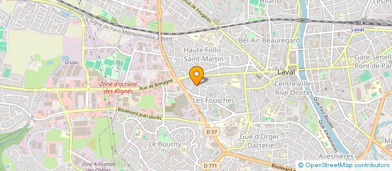 localisation de l'entreprise MADAME FLORENCE TRANCHANT à LAVAL