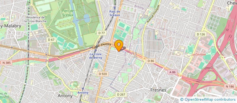 localisation de l'entreprise MADAME FLORENCE TRICOT à ANTONY