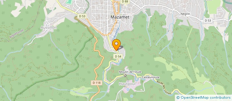 localisation de l'entreprise MADAME FLORENCE TROPINI  MAZAMET