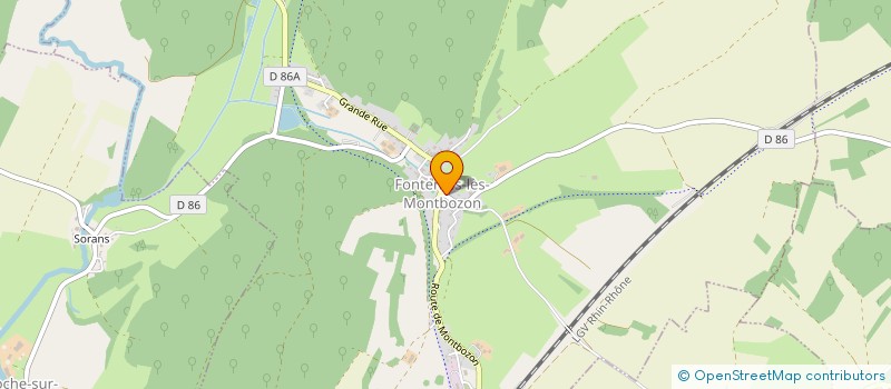 localisation de l'entreprise MADAME FLORENCE TSCHIRHART  FONTENOIS-LES-MONTBOZON