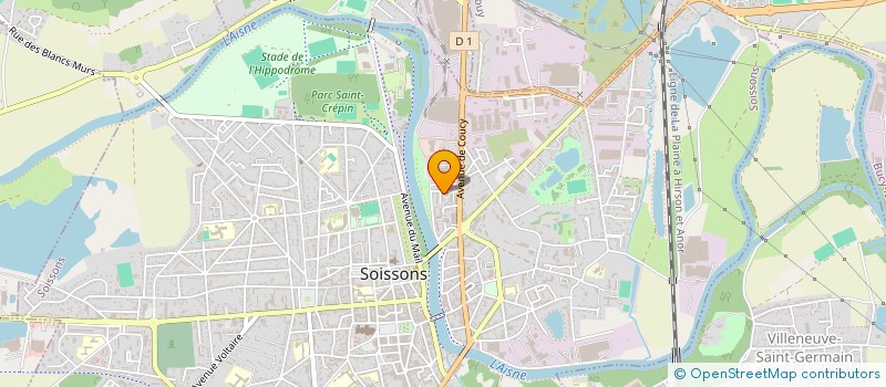 localisation de l'entreprise MADAME FLORENCE TULIPPE à SOISSONS