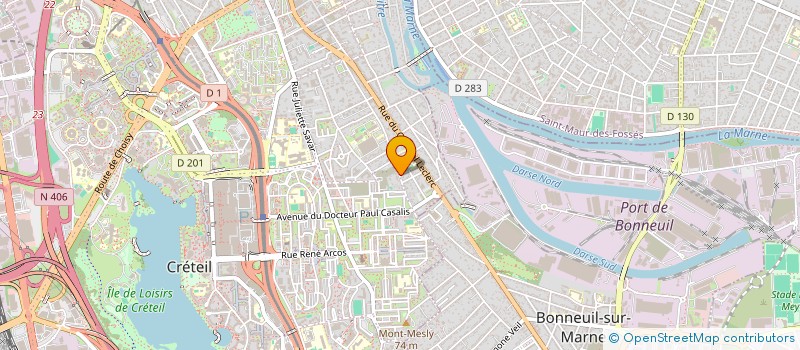 localisation de l'entreprise MADAME FLORENCE TURJMAN  CRETEIL