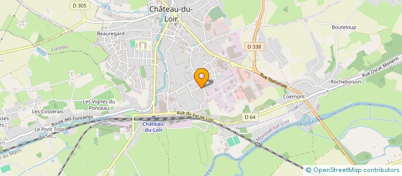 localisation de l'entreprise MADAME FLORENCE UGHETTO à MONTVAL-SUR-LOIR