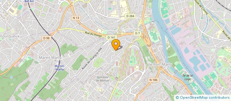 localisation de l'entreprise MADAME FLORENCE UHLRICH  LE PECQ