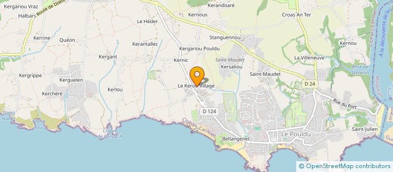 localisation de l'entreprise MADAME FLORENCE VAILLAND  CLOHARS-CARNOET