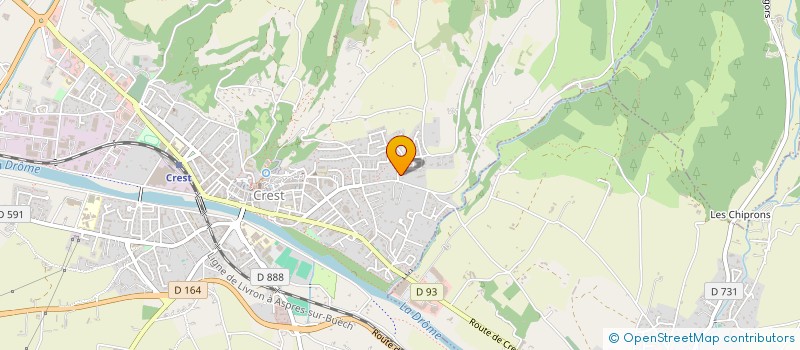 localisation de l'entreprise MADAME FLORENCE VALAT à CREST