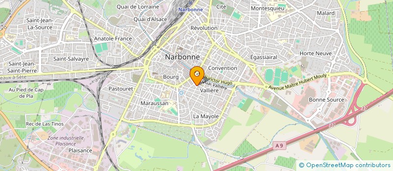 localisation de l'entreprise MADAME FLORENCE VALETTE  NARBONNE