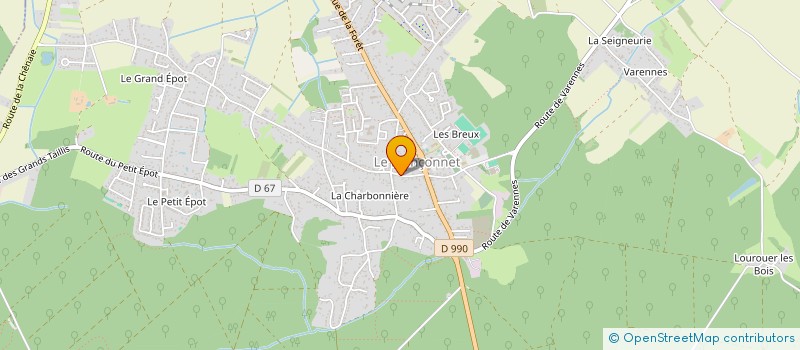 localisation de l'entreprise MADAME FLORENCE VALETTE à LE POINCONNET