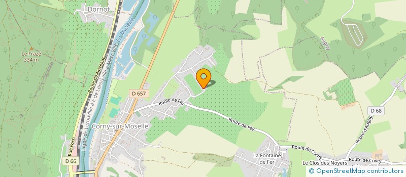 localisation de l'entreprise MADAME FLORENCE VALIN  METZ