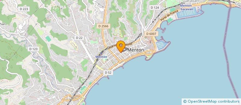 localisation de l'entreprise MADAME FLORENCE VALLE à MENTON