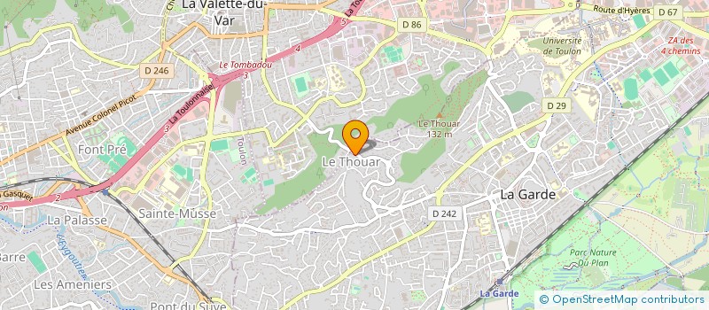 localisation de l'entreprise MADAME FLORENCE VALOIT  LA GARDE