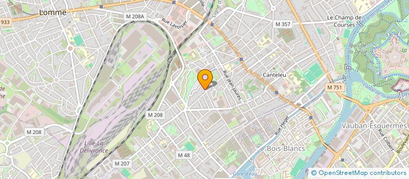 localisation de l'entreprise MADAME FLORENCE VANGHELUWE  LILLE