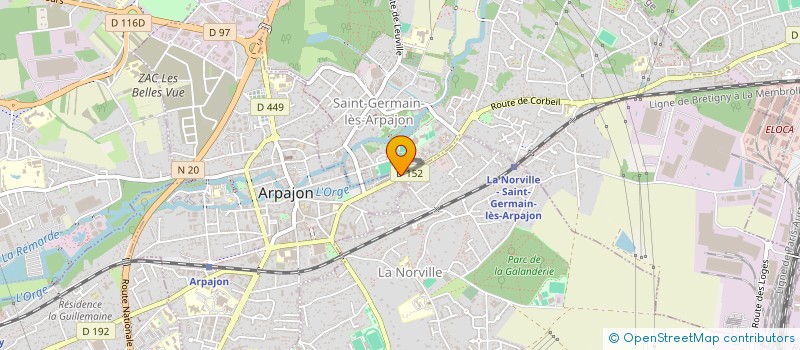 localisation de l'entreprise MADAME FLORENCE VANGO à ARPAJON