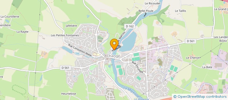 localisation de l'entreprise MADAME FLORENCE VANNEL à CHANGE