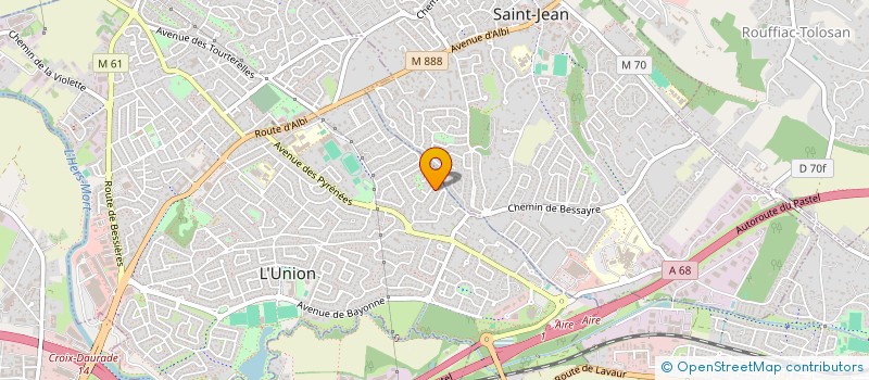 localisation de l'entreprise MADAME FLORENCE VAZELLE à L'UNION