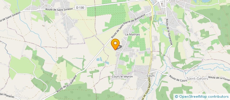 localisation de l'entreprise MADAME FLORENCE VEDEL  SAINT-ETIENNE-DE-SAINT-GEOIRS