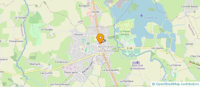 localisation de l'entreprise MADAME FLORENCE VELLUT  MONTREVEL-EN-BRESSE