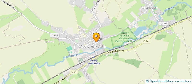 localisation de l'entreprise MADAME FLORENCE VERDIN à VIEIL-HESDIN