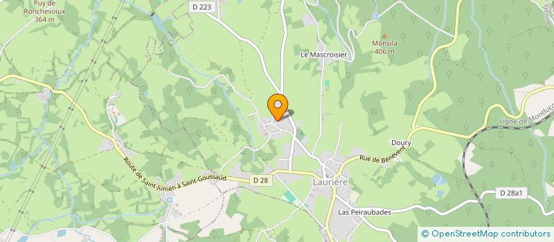 localisation de l'entreprise MADAME FLORENCE VERLET à LAURIERE