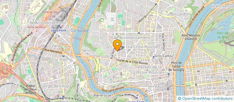 localisation de l'entreprise MADAME FLORENCE VERNAY  LYON