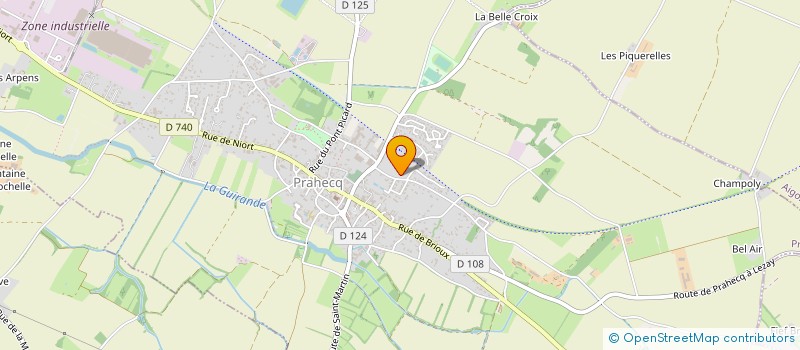 localisation de l'entreprise MADAME FLORENCE VEZINAT  PRAHECQ