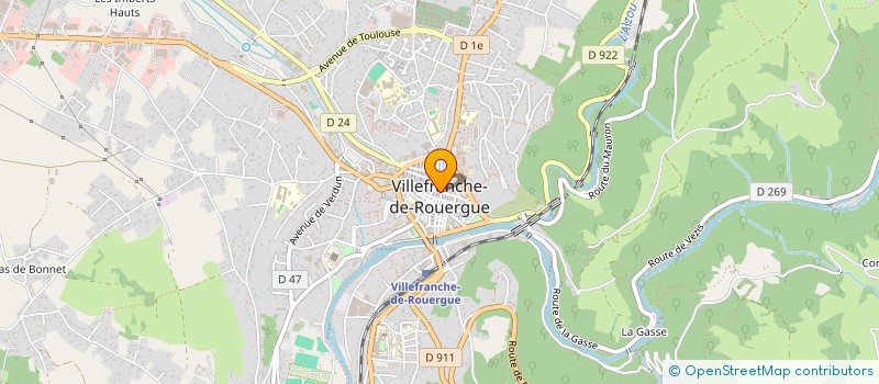 localisation de l'entreprise MADAME FLORENCE VIALELLES à VILLEFRANCHE-DE-ROUERGUE