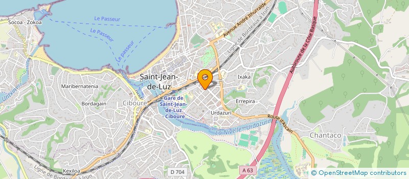localisation de l'entreprise MADAME FLORENCE VIALLEFONT à SAINT-JEAN-DE-LUZ