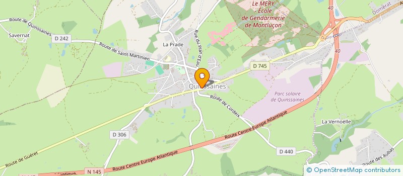 localisation de l'entreprise MADAME FLORENCE VIGNE à QUINSSAINES