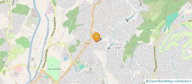 localisation de l'entreprise MADAME FLORENCE VIGNER à FREJUS