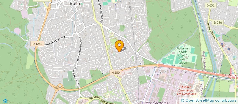 localisation de l'entreprise MADAME FLORENCE VIGUIER à LA TESTE-DE-BUCH