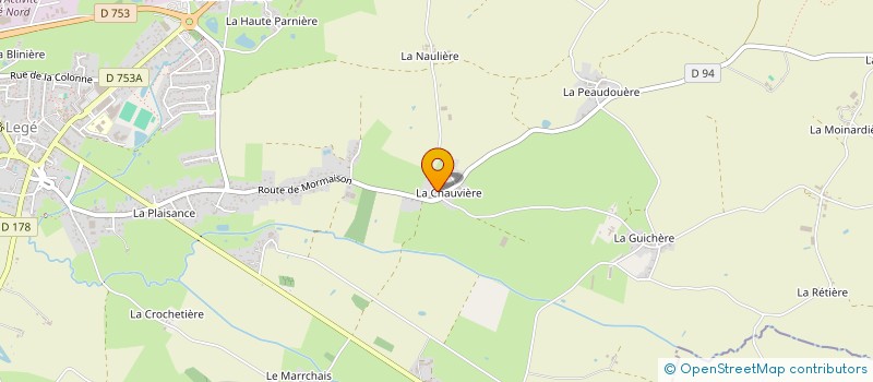 localisation de l'entreprise MADAME FLORENCE VILAINE  LEGE