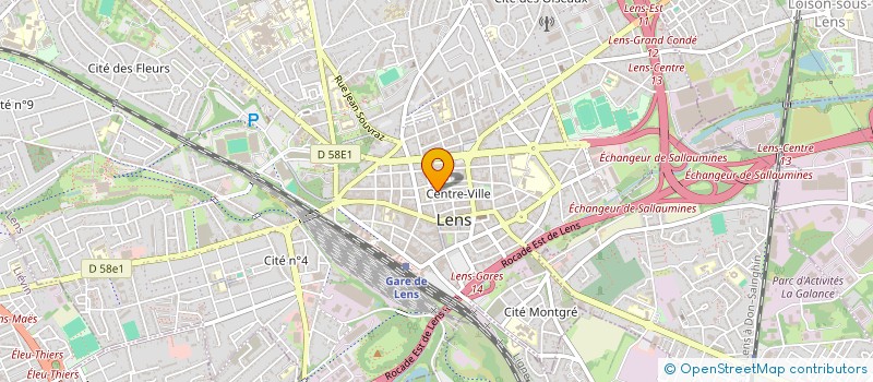 localisation de l'entreprise MADAME FLORENCE VILCOT  LENS