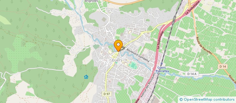 localisation de l'entreprise MADAME FLORENCE VILLAIN  CUERS