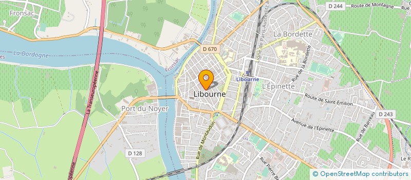 localisation de l'entreprise MADAME FLORENCE VINCENT à LIBOURNE