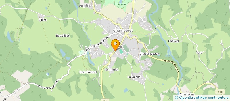 localisation de l'entreprise MADAME FLORENCE VIOLET à CHAMBERET