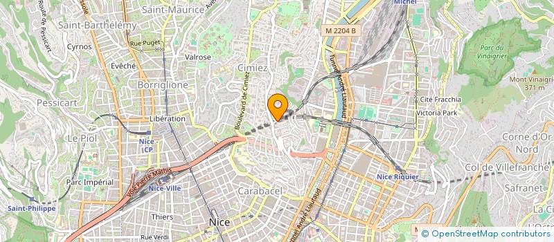 localisation de l'entreprise MADAME FLORENCE VIRICELLE  NICE